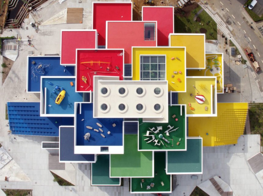 Echtes Haus aus Lego